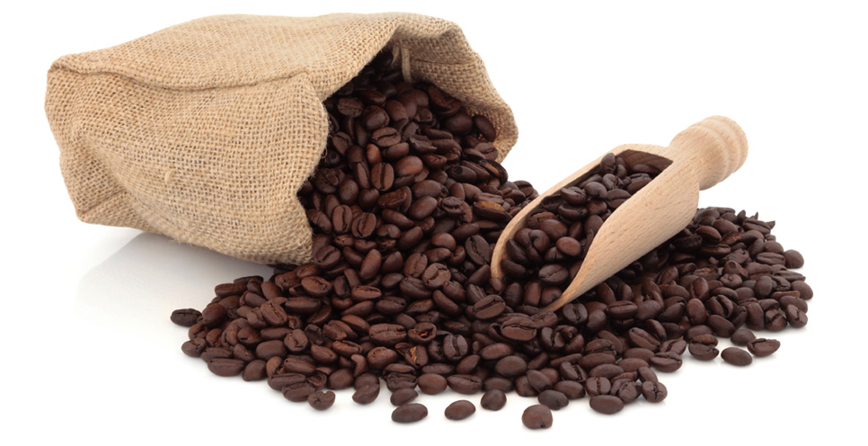 fresh gourmet coffee beans